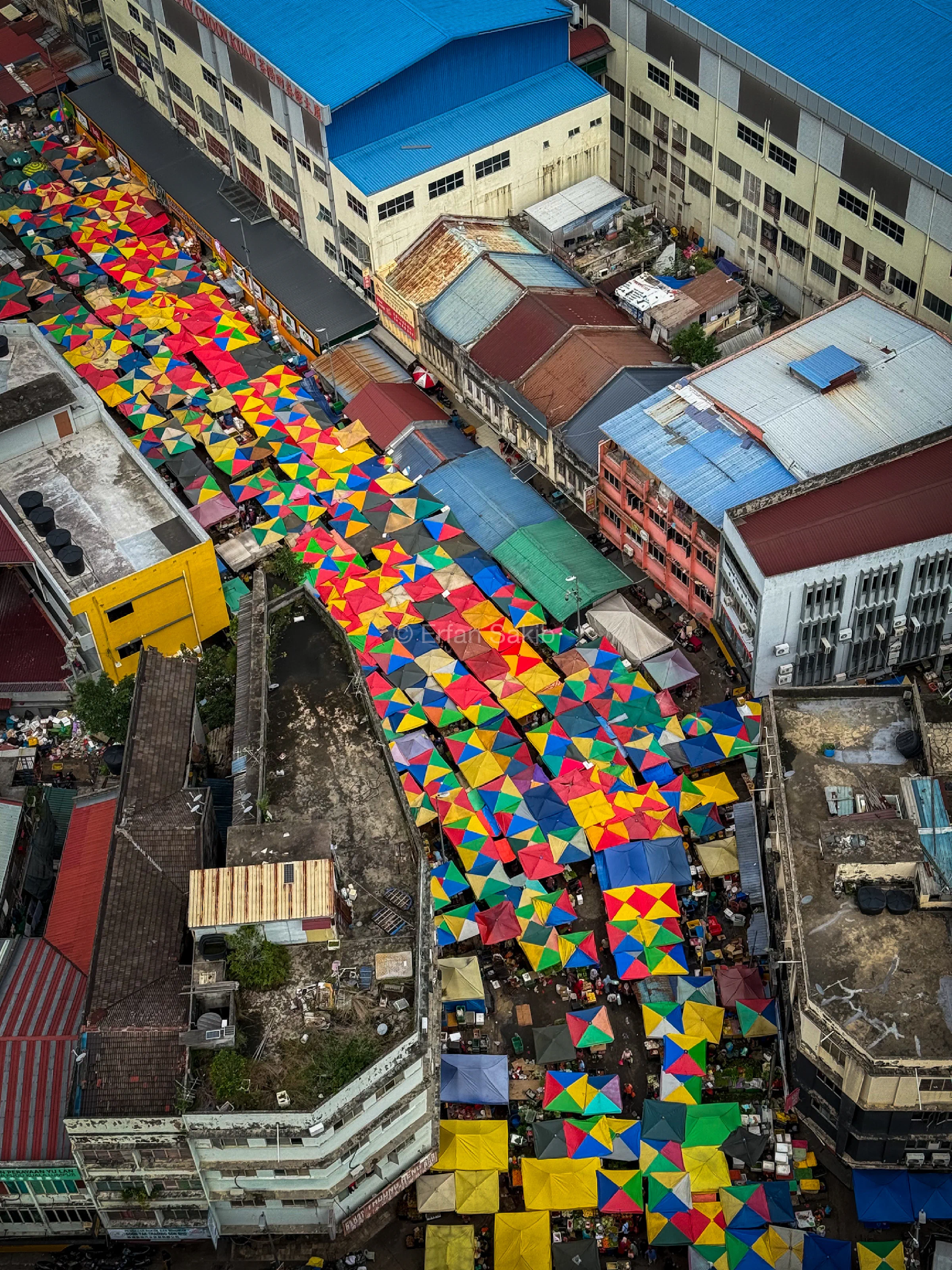 Pasar Pudu from the Balcony