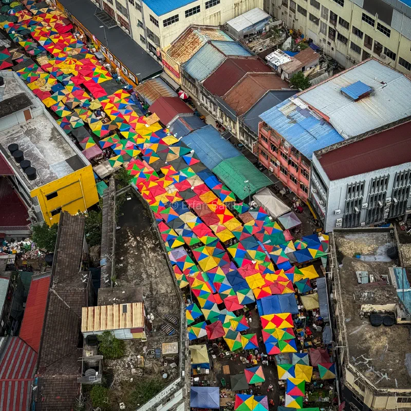 Pasar Pudu from the Balcony